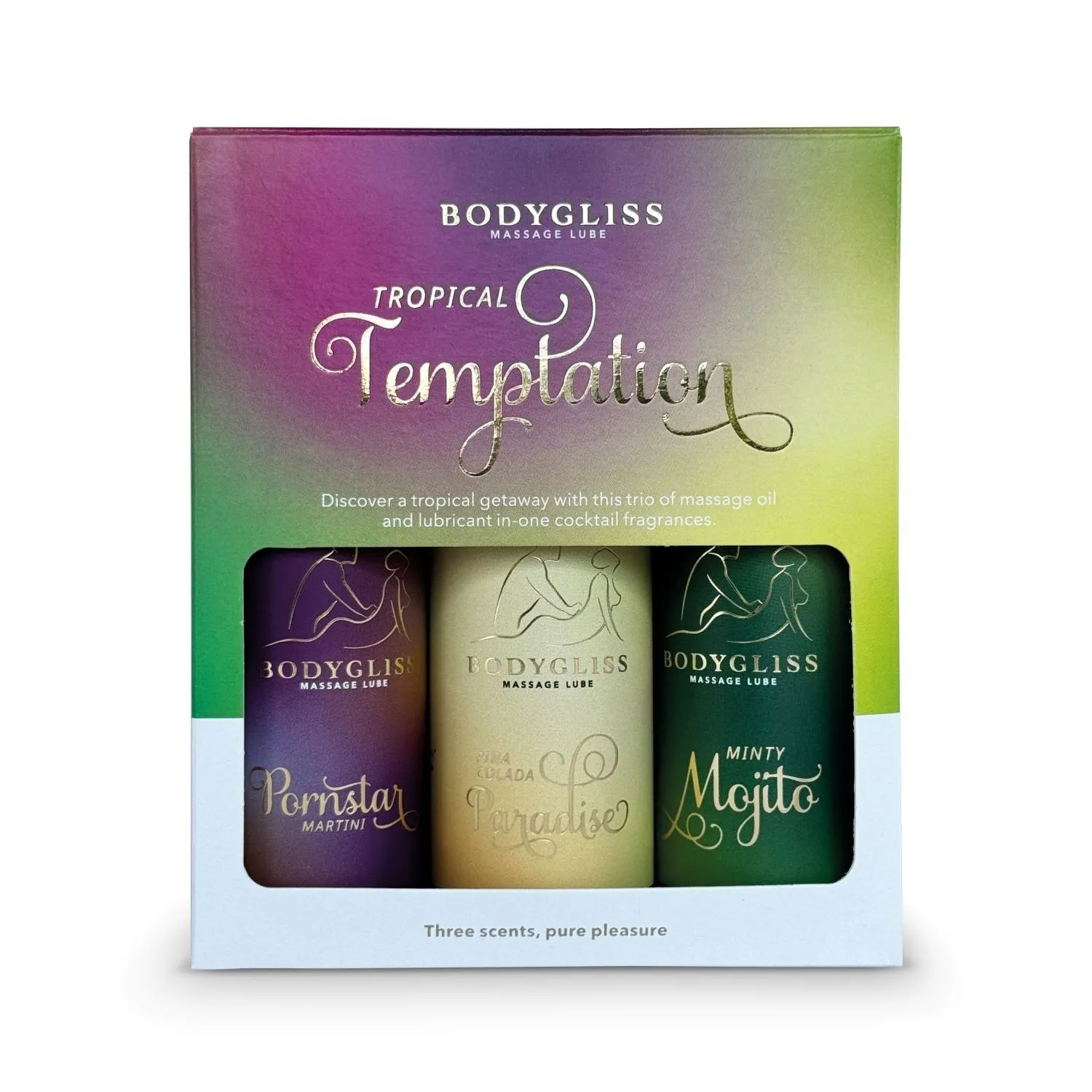 Bodygliss Tropical Temptation Three-pack Travel Edition (150 ml)