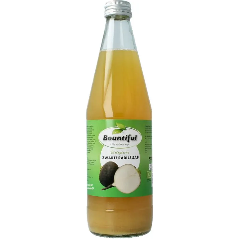 Bountiful Zwarte Radijs Sap Bio (500 ml)