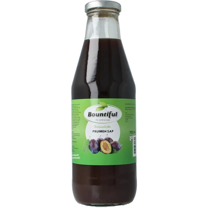 Bountiful Pruimen op Sap Bio (750 ml)