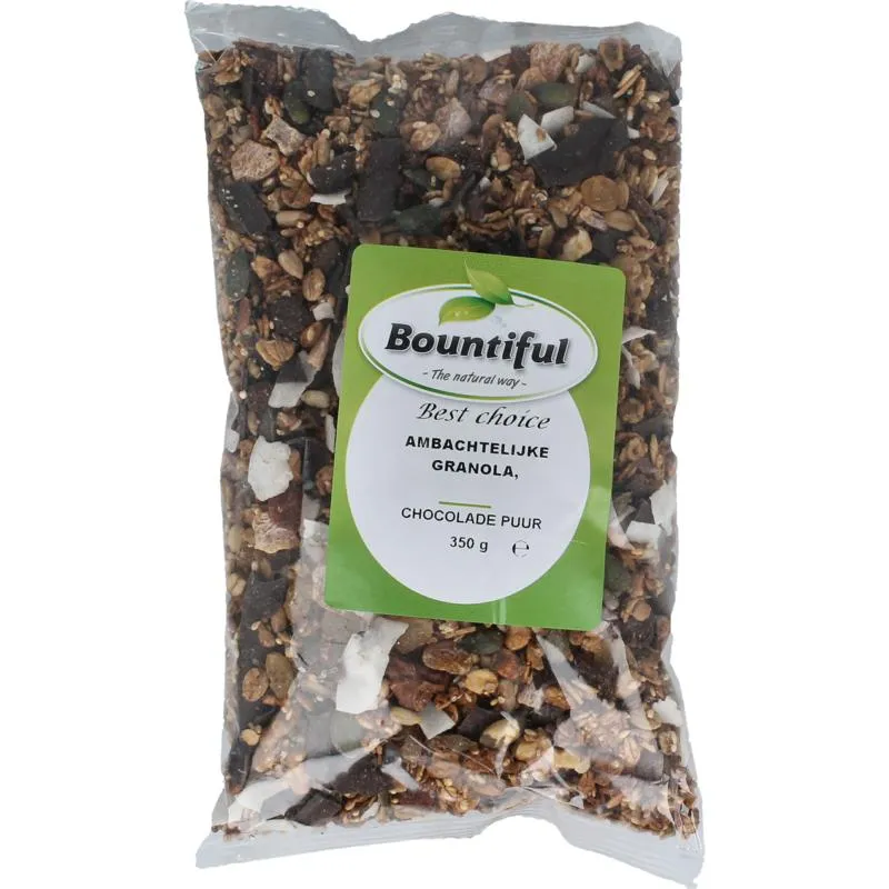 Bountiful Ambachtelijke Granola Chocola Puur (350 gr)