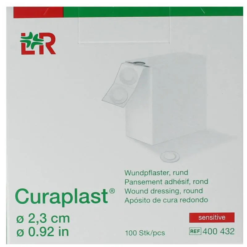 Curaplast Sensitive Wondpleister rond 2.3cm (100 stuks)