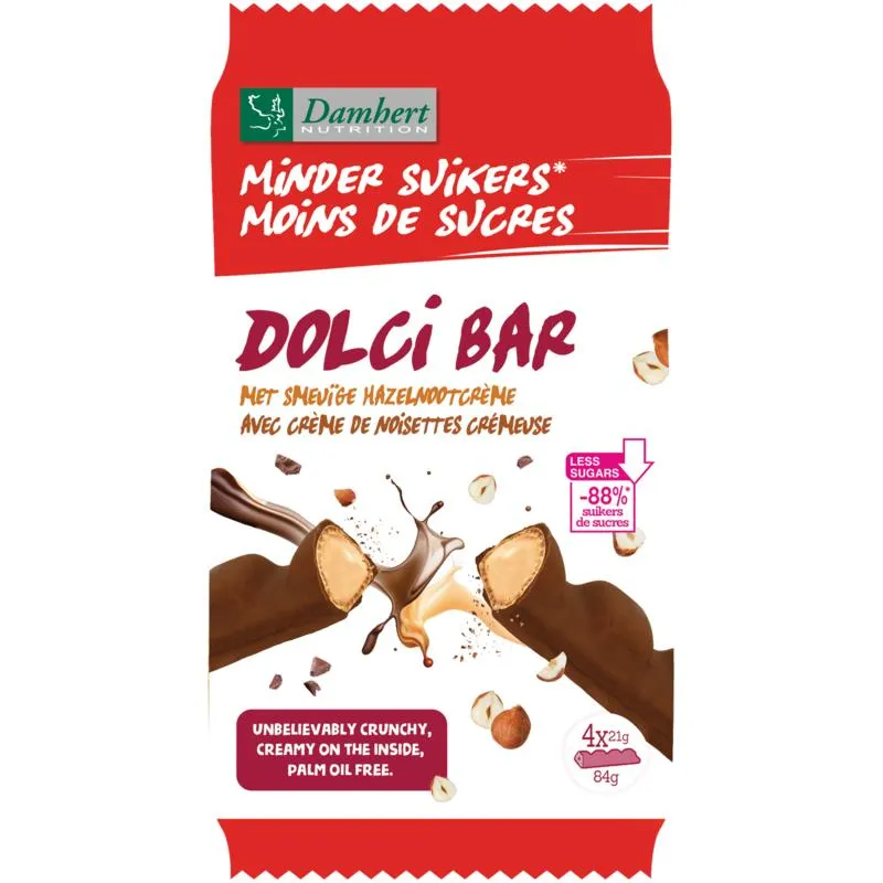 Damhert Dolci Bar Minder Suikers (84 gr)