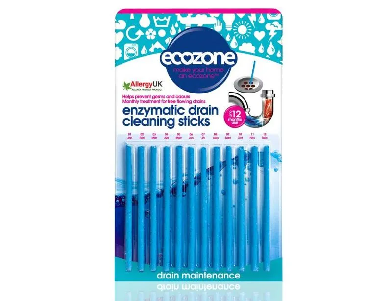 Ecozone Afvoer Ontstopper Sticks (12 stuks)