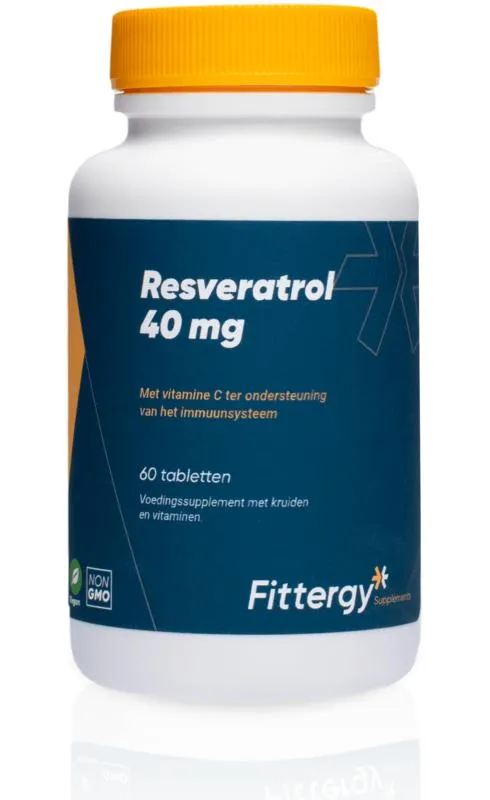 Fittergy Resveratrol 40mg (60 tabletten)