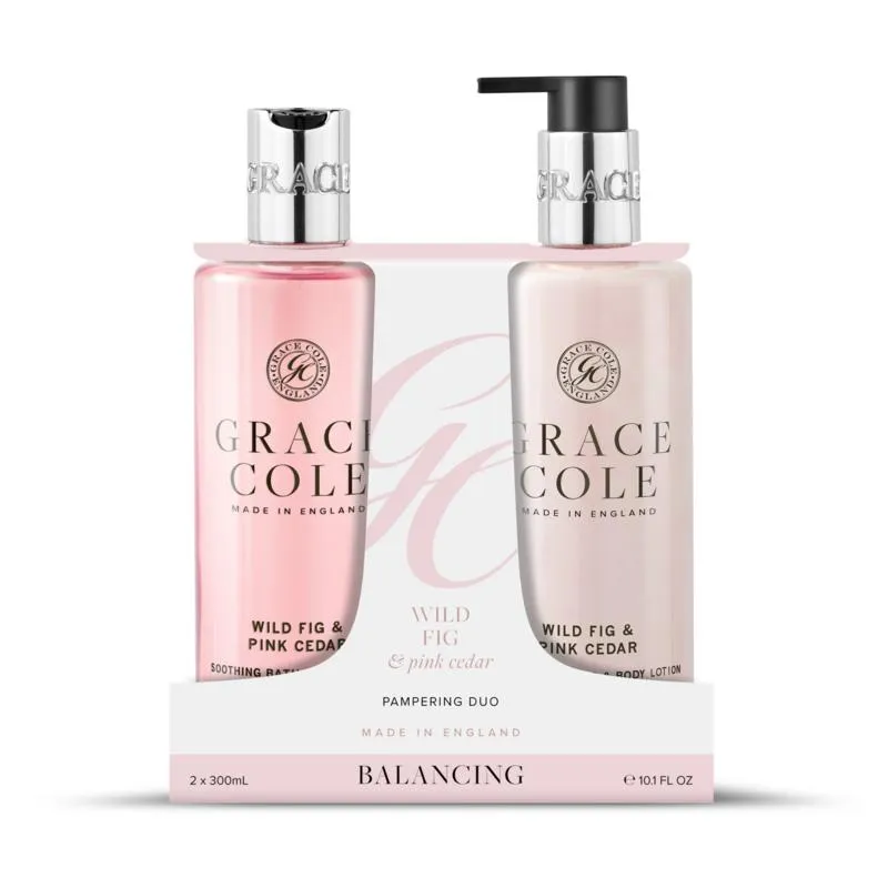 Grace Cole Wild Fig & Cedar Bodycare Duo (2 stuks)