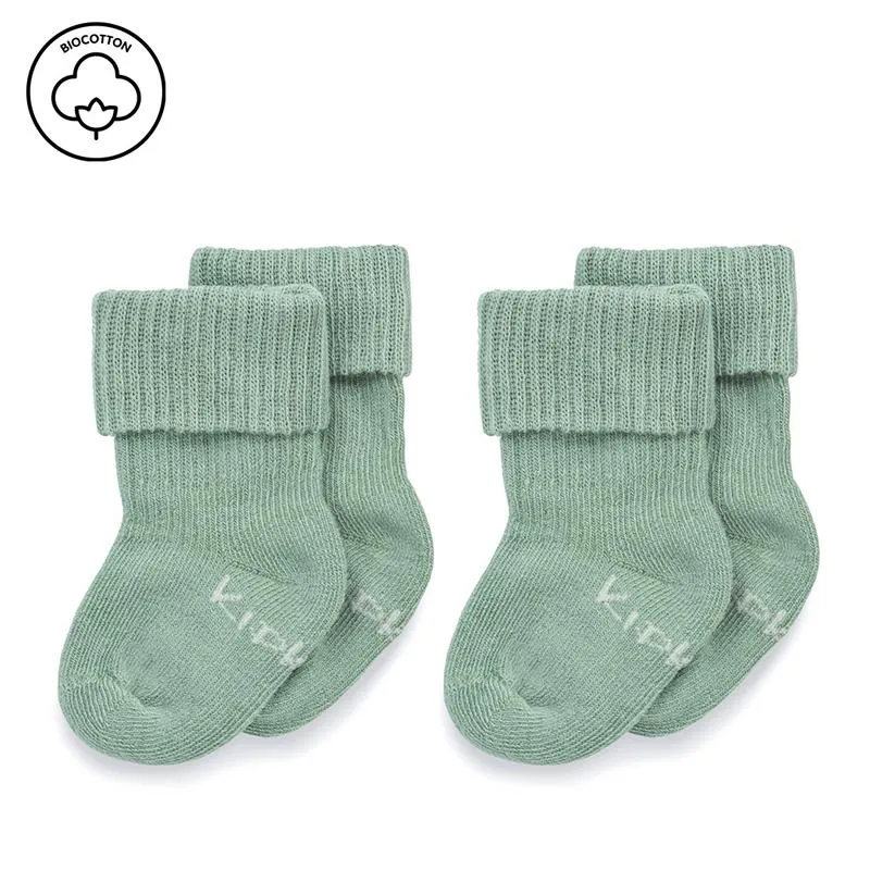 Kipkep Blijf Baby Sokjes Newborn/ Prematuur Pale Green (1 paar)