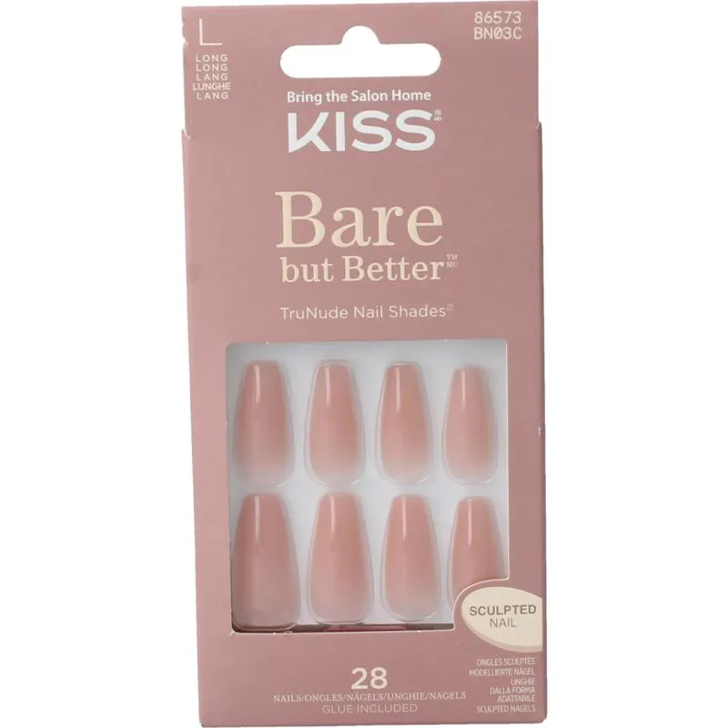 Kiss Bare But Better Nude Glow (1 set)