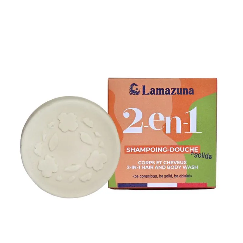 Lamazuna 2 in 1 Hair And Body Wash Bar (70 gr)