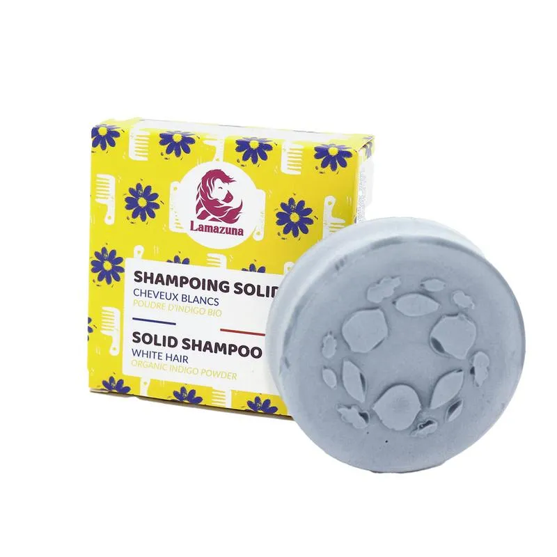 Lamazuna Shampoo Bar White Hair D'indigo Powder (70 gr)