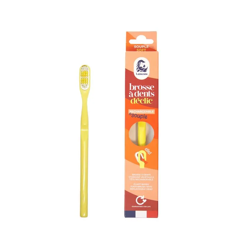 Lamazuna Toothbrush Soft Mimosa Yellow (1 stuk)