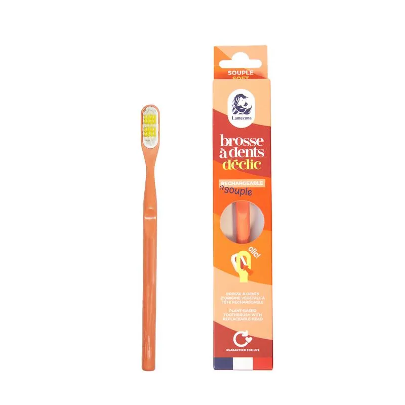 Lamazuna Toothbrush Soft Coral (1 stuk)