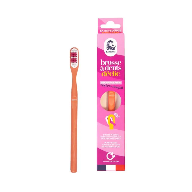 Lamazuna Toothbrush Extra Soft Coral (1 stuk)