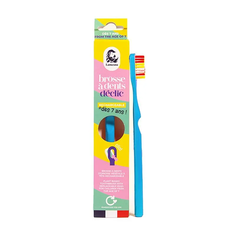 Lamazuna Toothbrush Kids Blue (1 stuk)