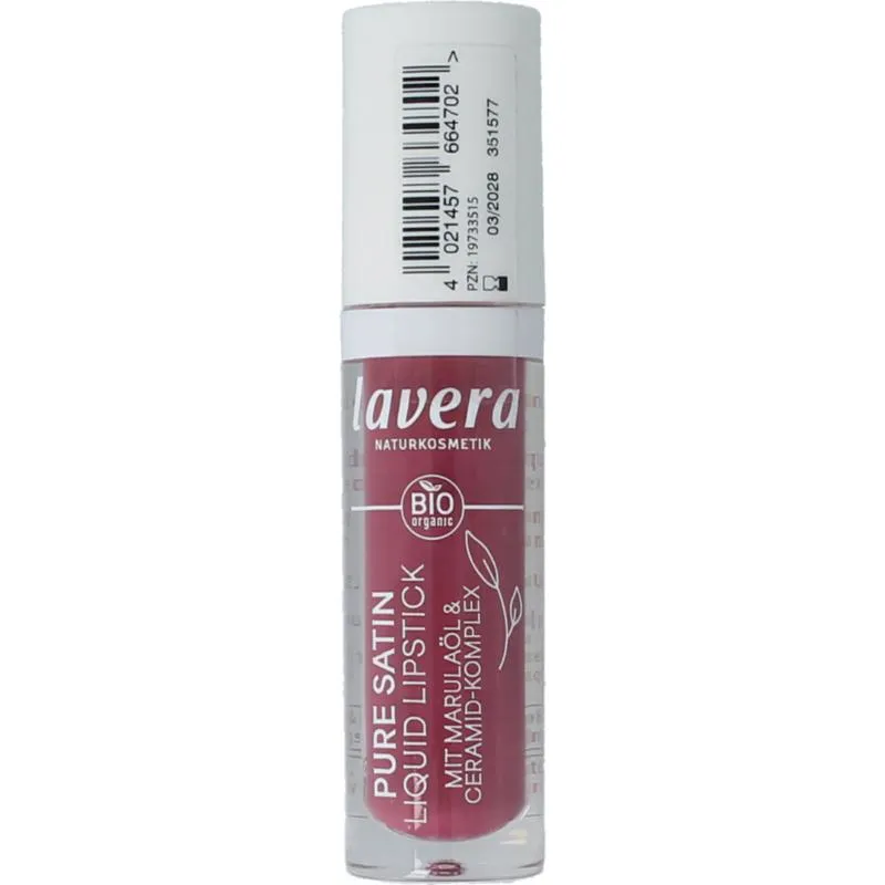 Lavera Lipstick Liquid Wild Mauve 03 Bio (1 stuk)