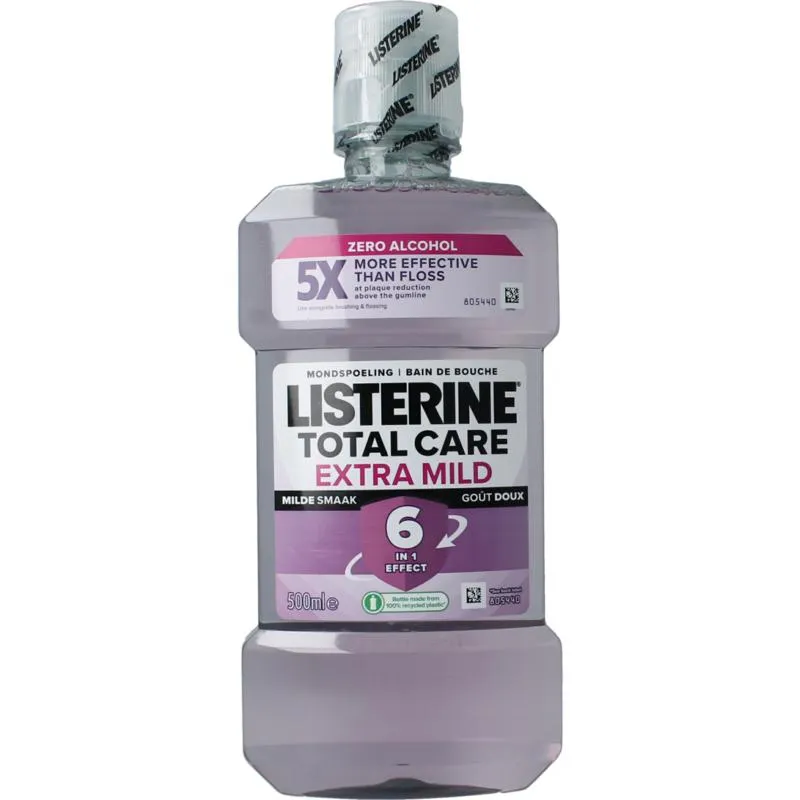 Listerine Mondwater Total Care Extra Mild (500 ml)