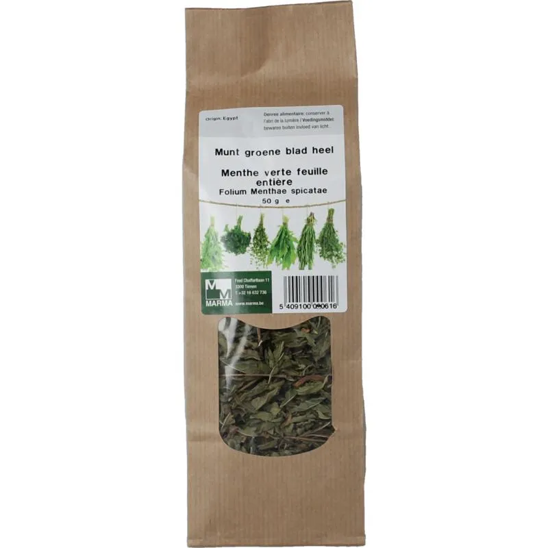 Marma Munt Groene Blad Heel (50 gr)