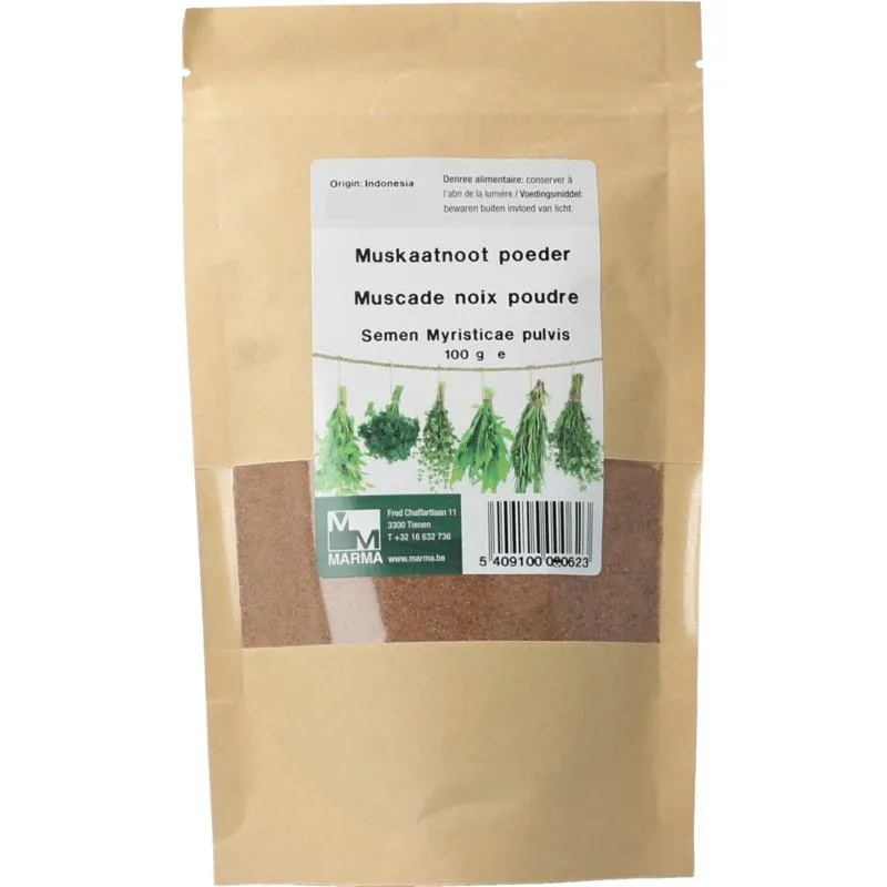 Marma Muskaatnoot Poeder (100 gr)