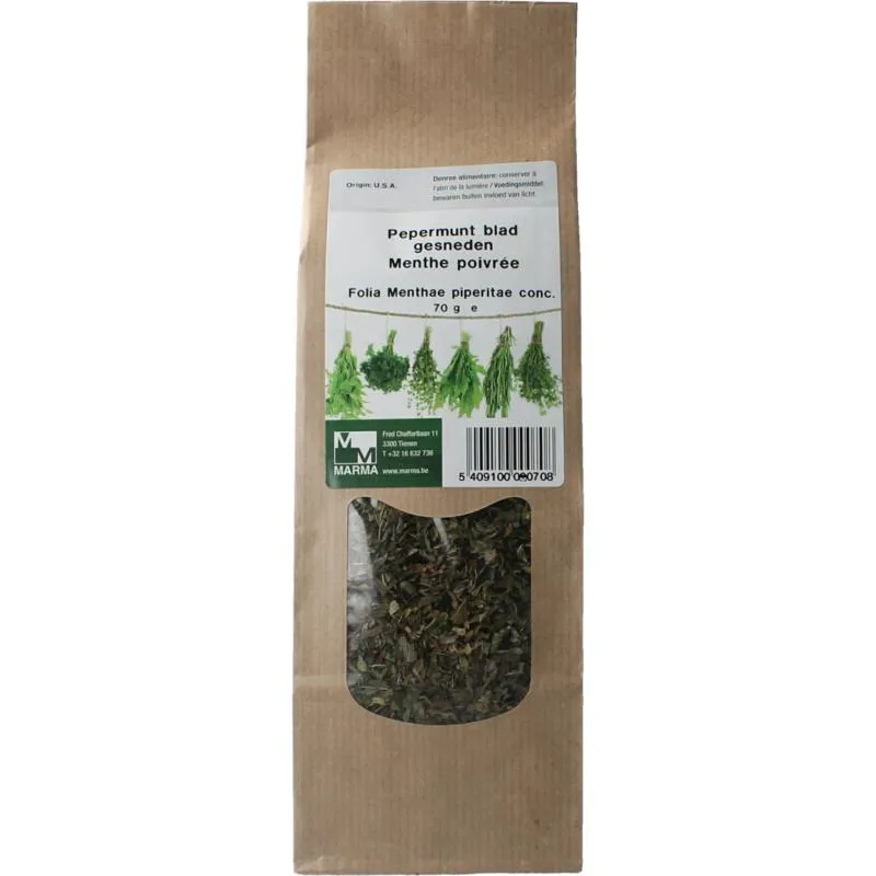 Marma Pepermuntblad Gesneden (70 gr)
