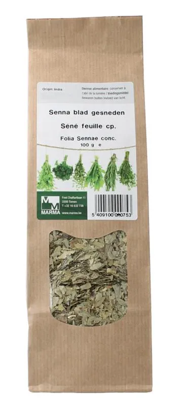 Marma Senna Blad Gesneden (100 gr)