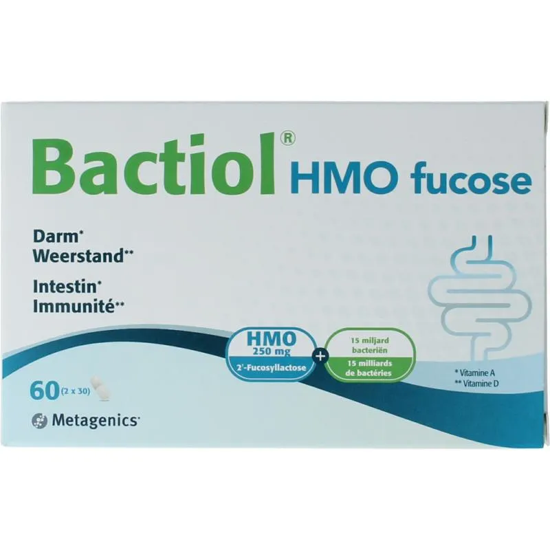 Metagenics Bactiol HMO Fucose 4x15 Capsules (60 capsules)