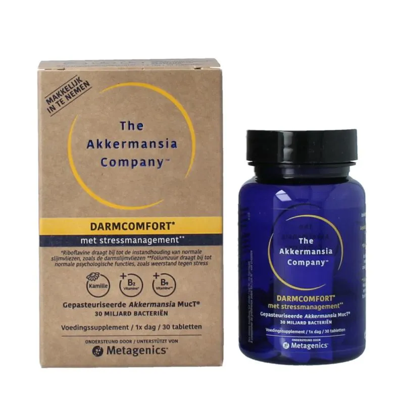 Metagenics Akkermansia Darmcomfort NFD (30 tabletten)
