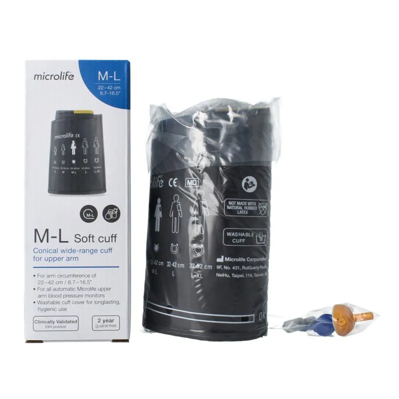Microlife Manchet 4G Soft Maat M-L (22-42cm) (1 stuk)