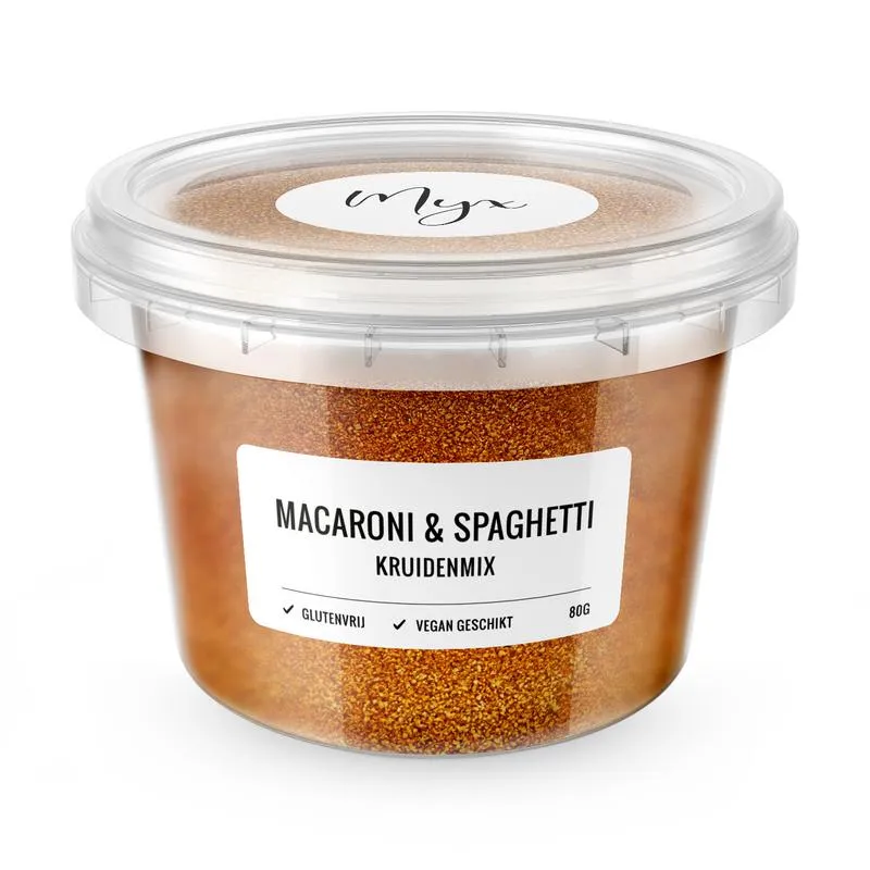 MYX Kruidenmix Macaroni Spaghetti Glutenvrij (80 gr)