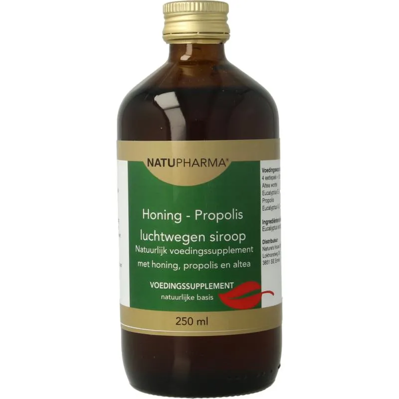 Natupharma Honing Luchtwegensiroop (250 ml)
