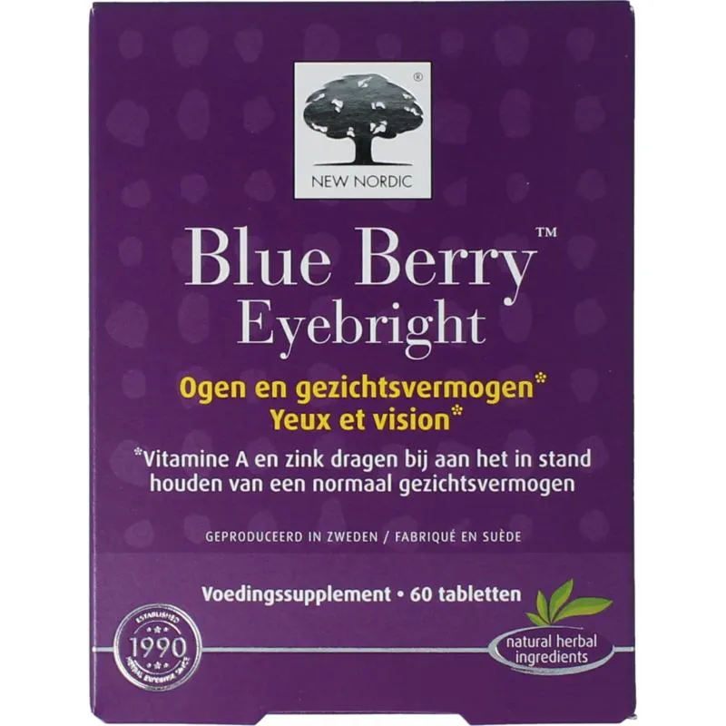 New Nordic Blue Berry Eyebright (60 tabletten)