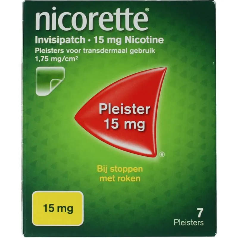 Nicorette Patch Invisible 15mg (7 stuks)