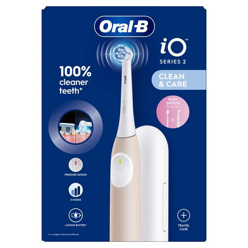 Oral B Elektr Tandenborstel IO2 Calm Pink + Reisetui (1 stuk)