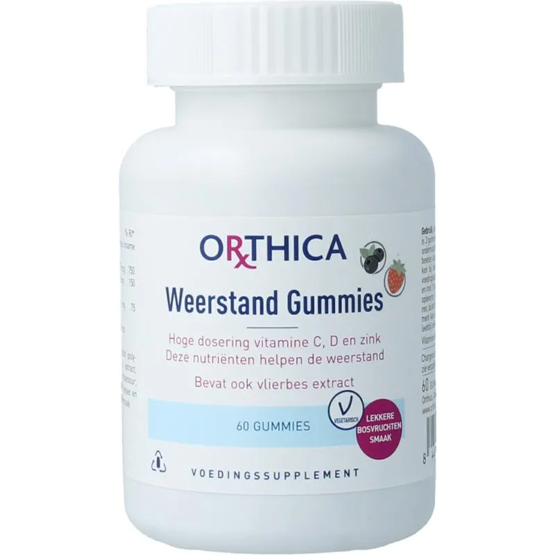 Orthica Weerstand Gummies (60 stuks)