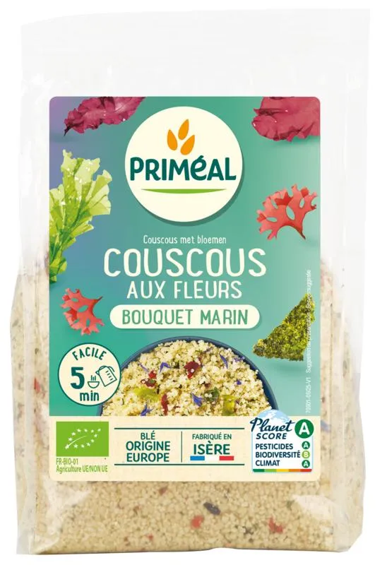 Primeal Couscous met Blauwe Bloemen Bio (300 gr)