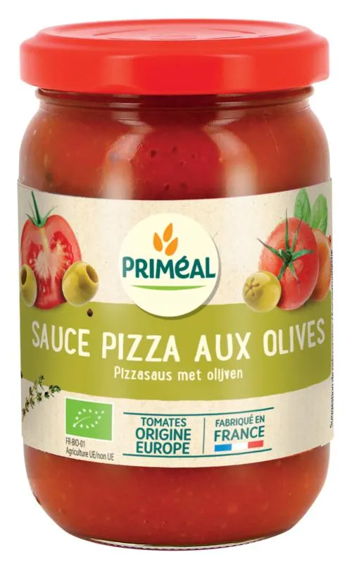 Primeal Pizza Saus Olijf Bio (200 gr)