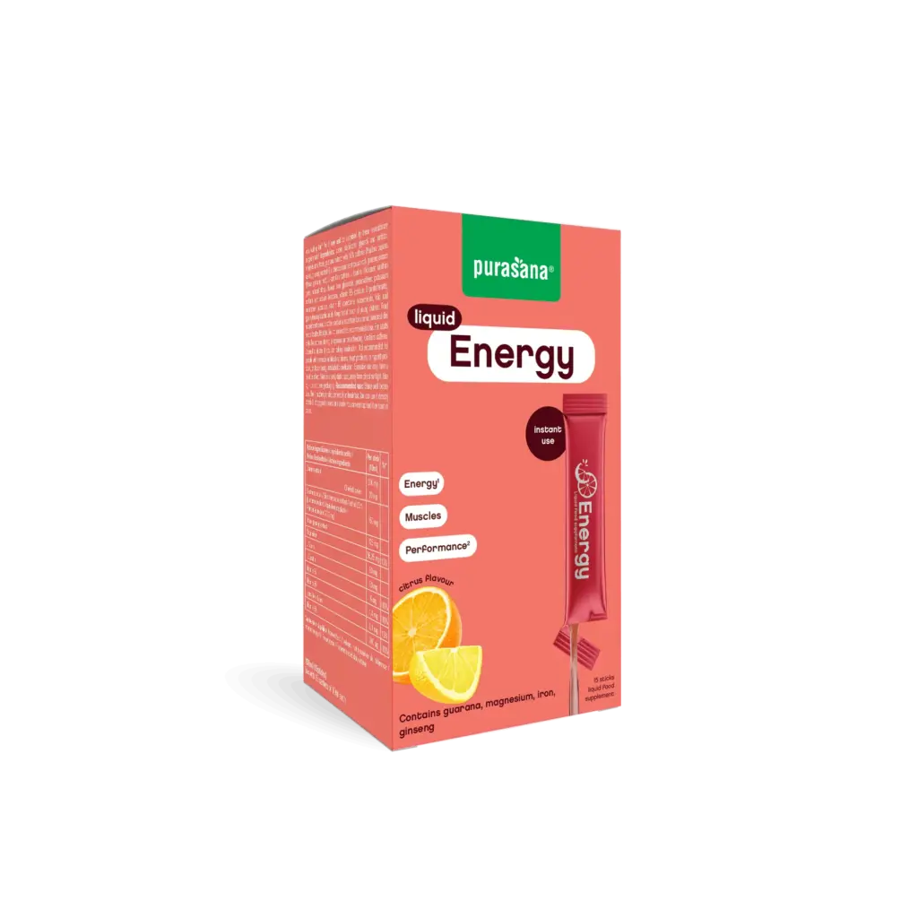 Purasana Energy Liquid Gelstick 10ml (15 stuks)