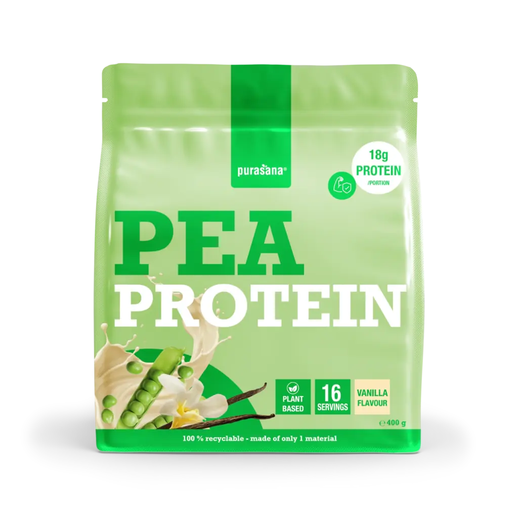 Purasana Plant Protein Erwt Vaniille (400 gr)