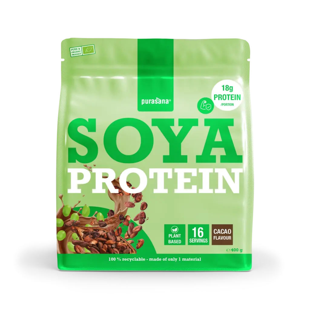 Purasana Plant Protein Soja Cacao Bio (400 gr)