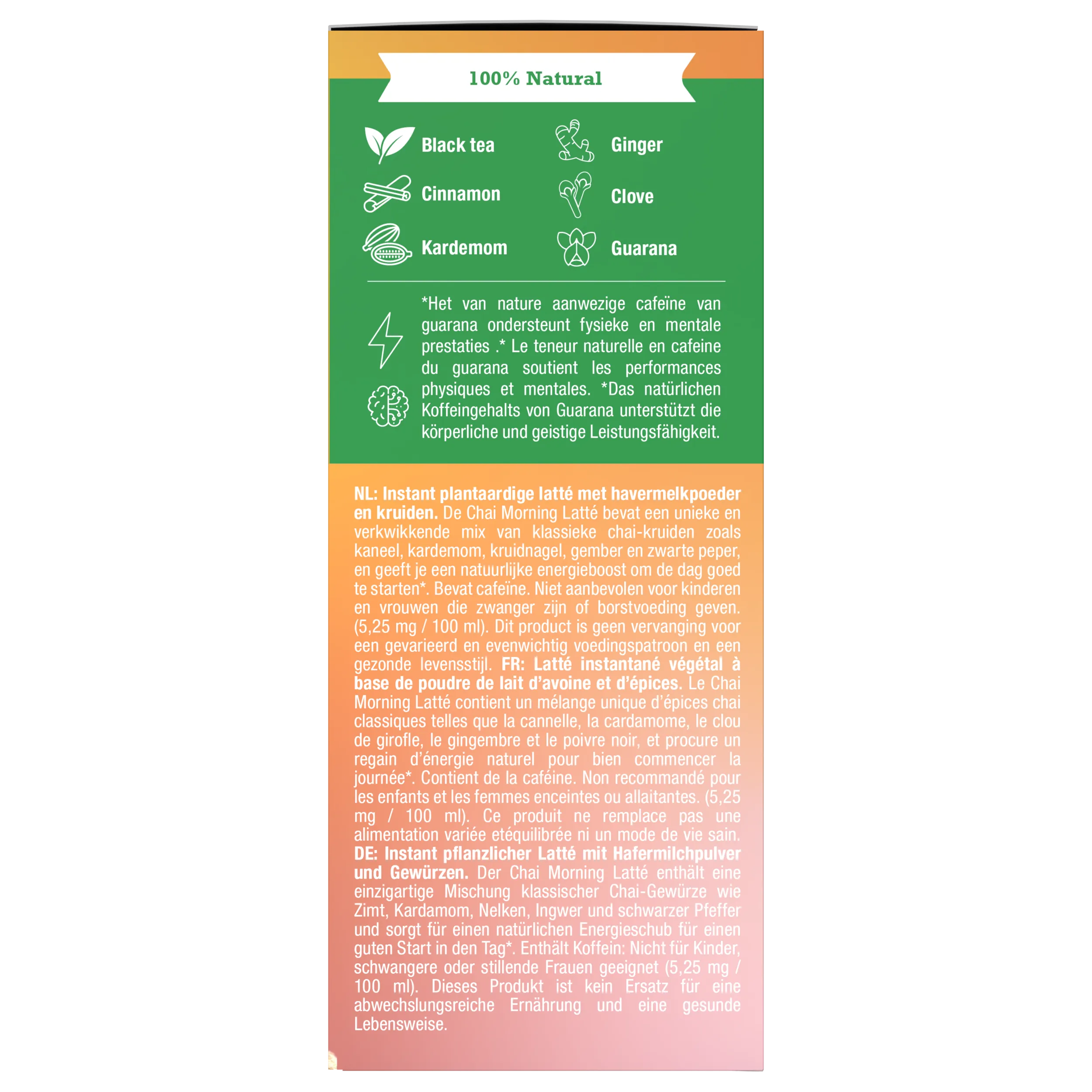 Purasana Instant Morning Chai Latte 6x10g Bio (60 gr) - image 3