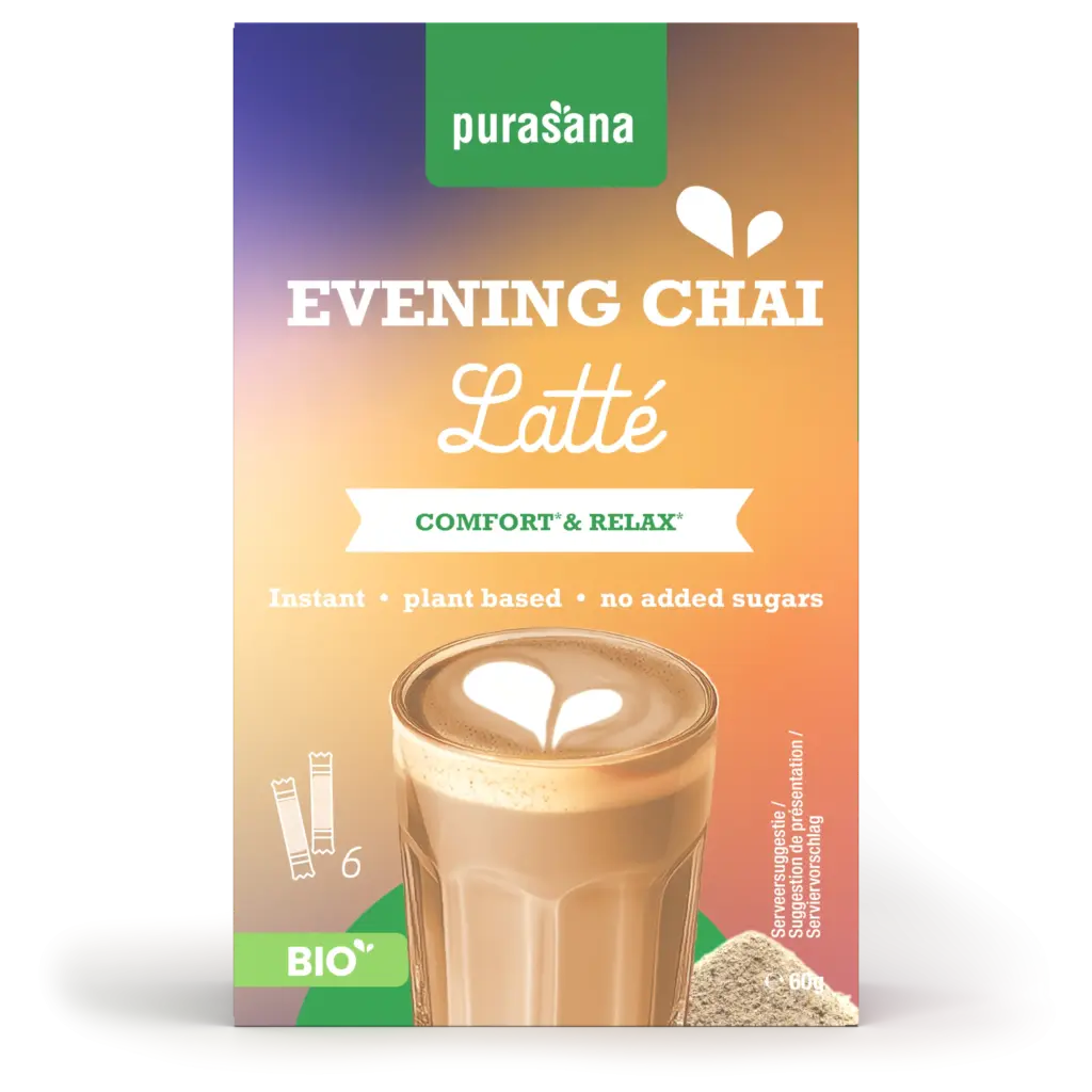 Purasana Instant Evening Chai Latte 6x10g Bio (60 gr)