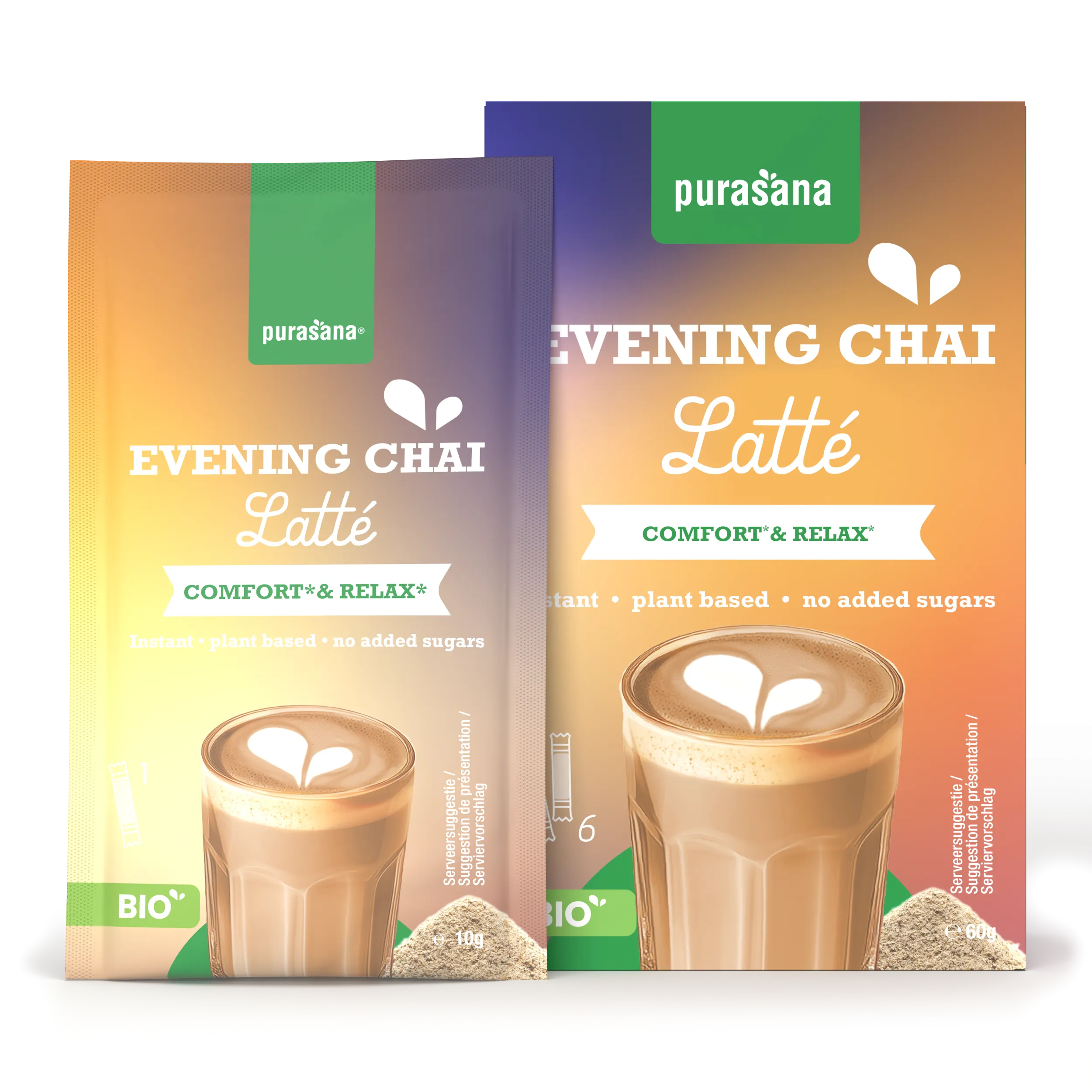 Purasana Instant Evening Chai Latte 6x10g Bio (60 gr) - image 5