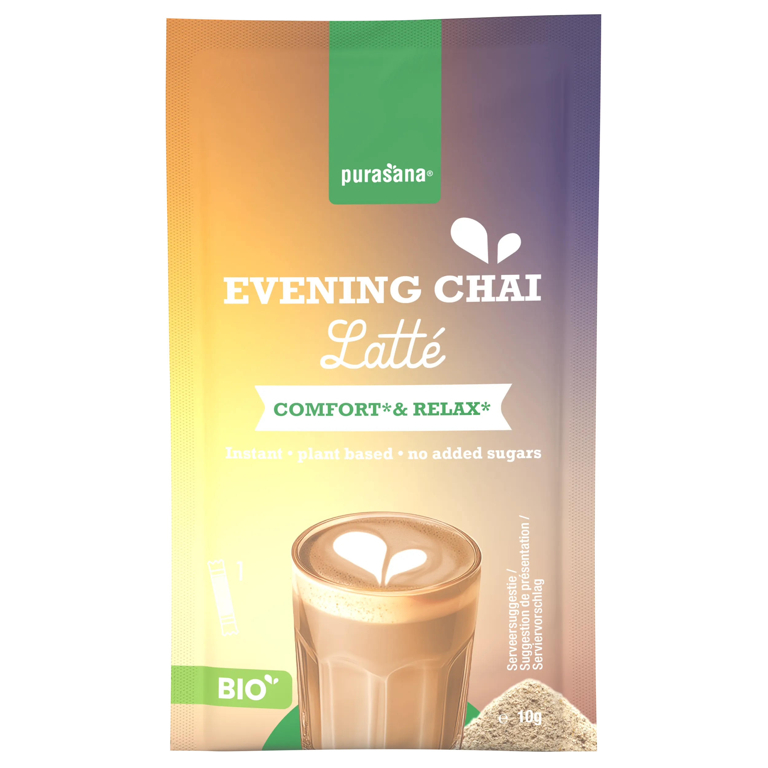 Purasana Instant Evening Chai Latte 6x10g Bio (60 gr) - image 6