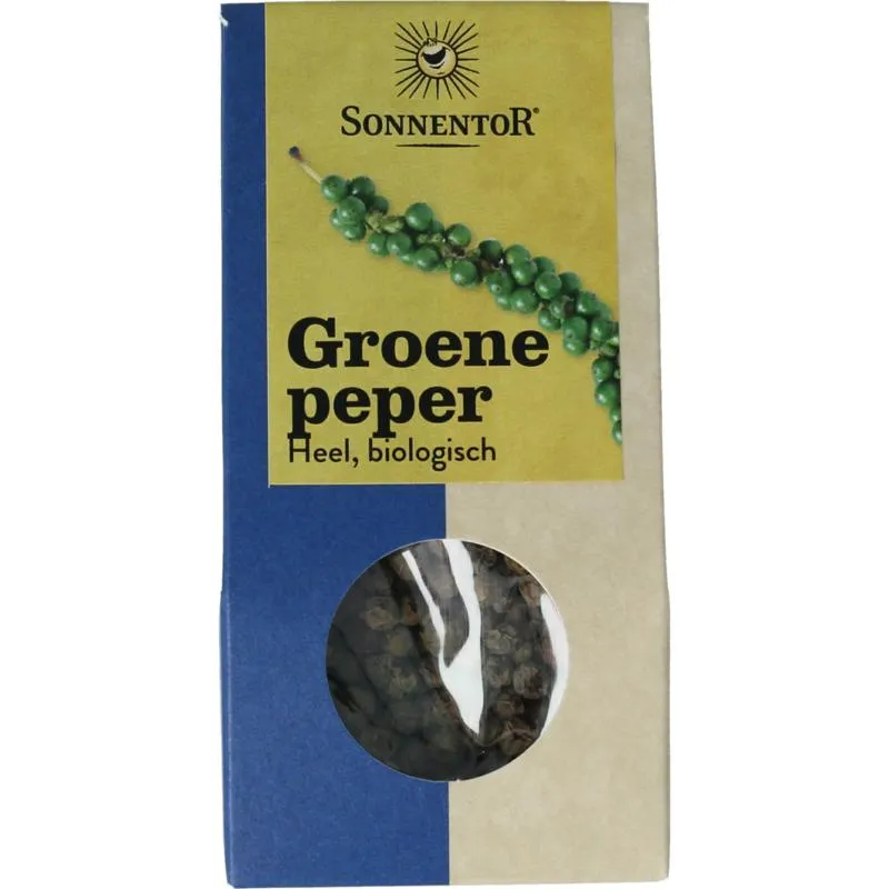 Sonnentor Groene Peperkorrels Bio (20 gr)