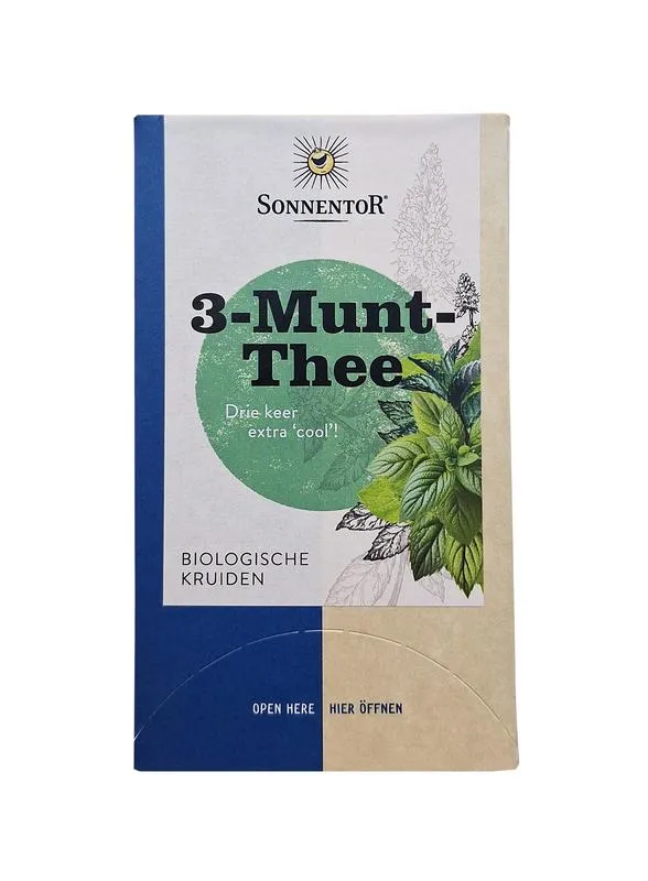 Sonnentor 3 Munt-thee Bio (18 zakjes)