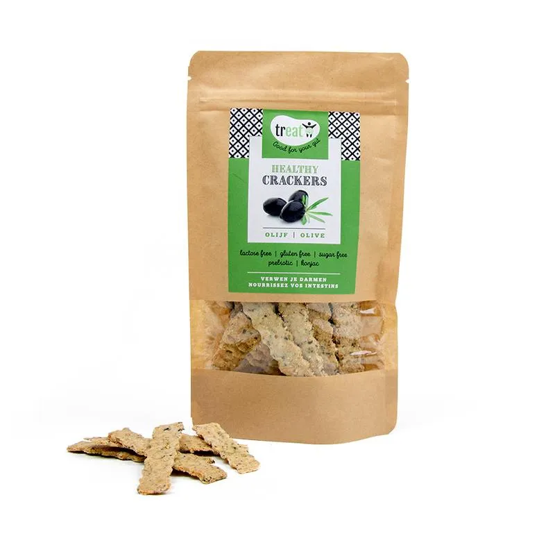 Treat Crackers Olijf Glutenvrij (80 gr)
