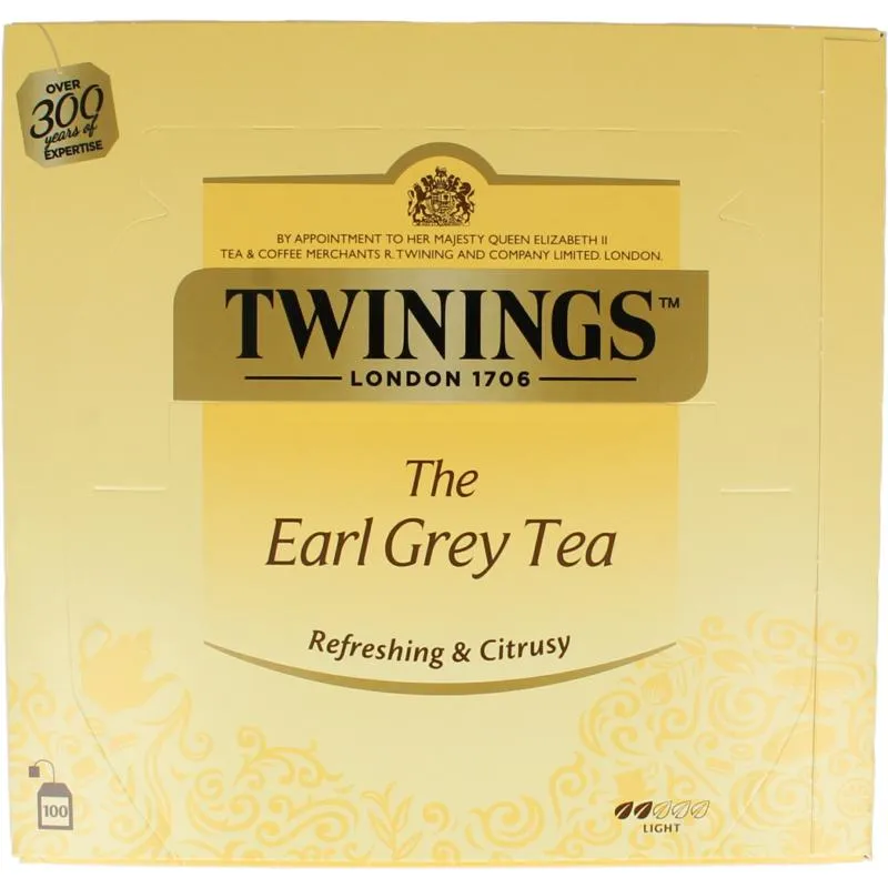 Twinings Earl Grey Envelop (100 zakjes)