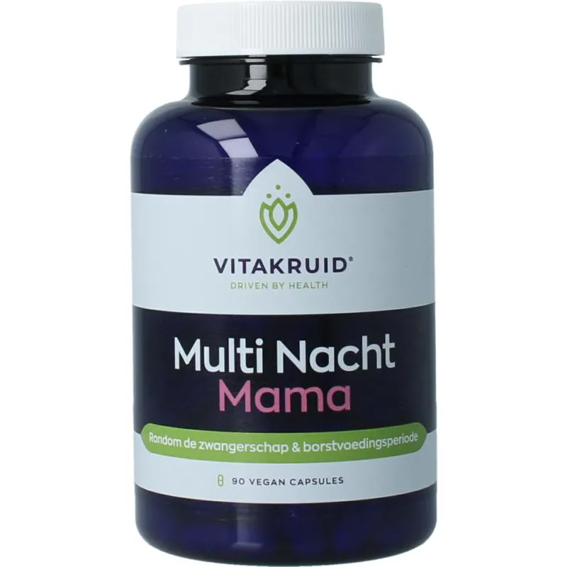 Vitakruid Multi Nacht Mama Vegan (90 vega capsules)