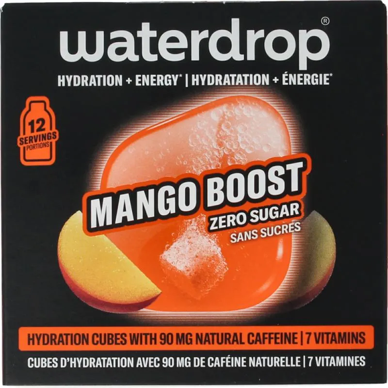 Waterdrop Microenergy Mango Boost (12 stuks)