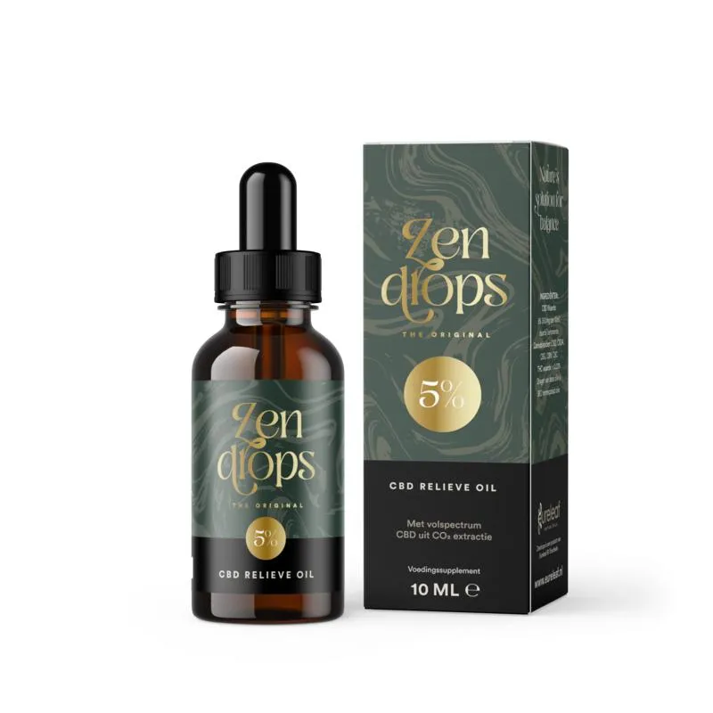Zendrops CBD Olie 5% Hennepzaadolie (10 ml)