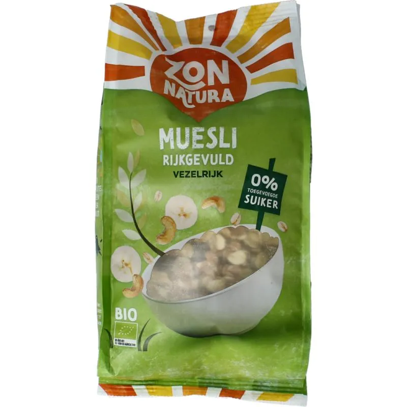 Zonnatura Muesli Rijk Gevuld Bio (475 gr)