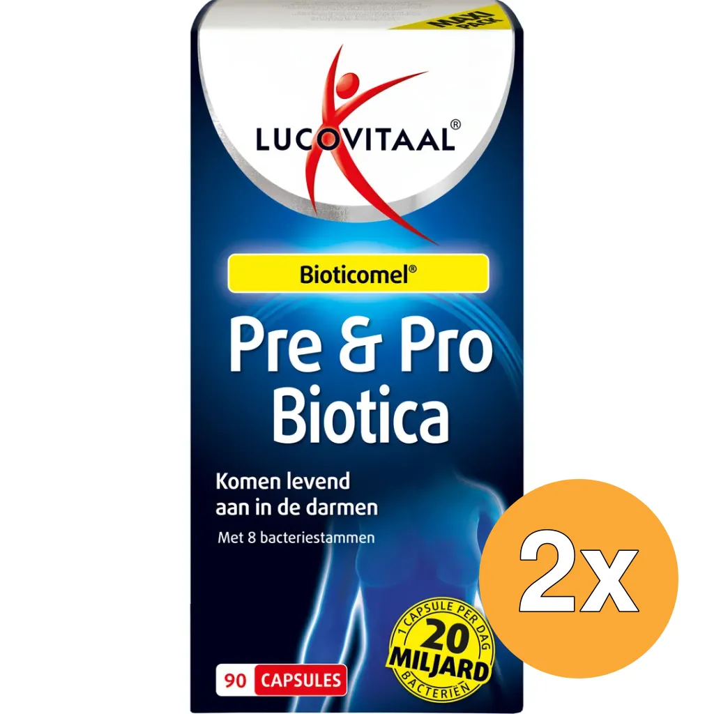 2x Lucovitaal Pre & Probiotica (90 capsules)